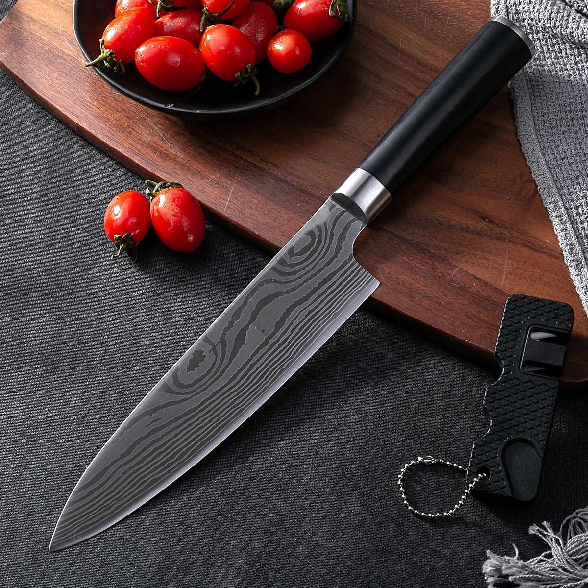 2PCS Best Quality Japanese Santoku Chef Kitchen Knive set with Gift box - VIP Hardware Store