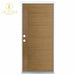 36 In. X 80 In. Medium Oak Right - Hand Inswing Contemporary Teak Stained Fiberglass Prehung Front Door - VIP Hardware Store