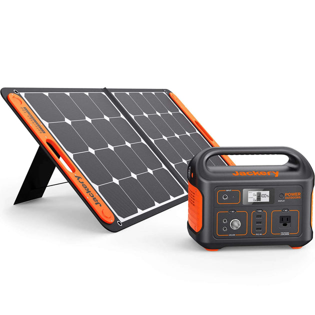 Jackery Solar Generator 550 500-Watt Portable Power Station (1 Solar Panel Included)