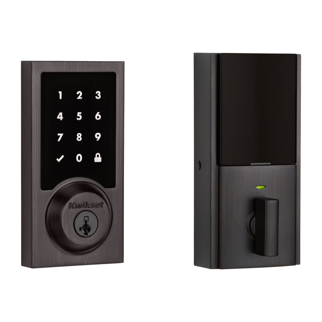 916 Contemporary Z - Wave Smart Lock with Halifax Lever - VIP Hardware Store