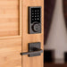 916 Contemporary Z - Wave Smart Lock with Halifax Lever - VIP Hardware Store