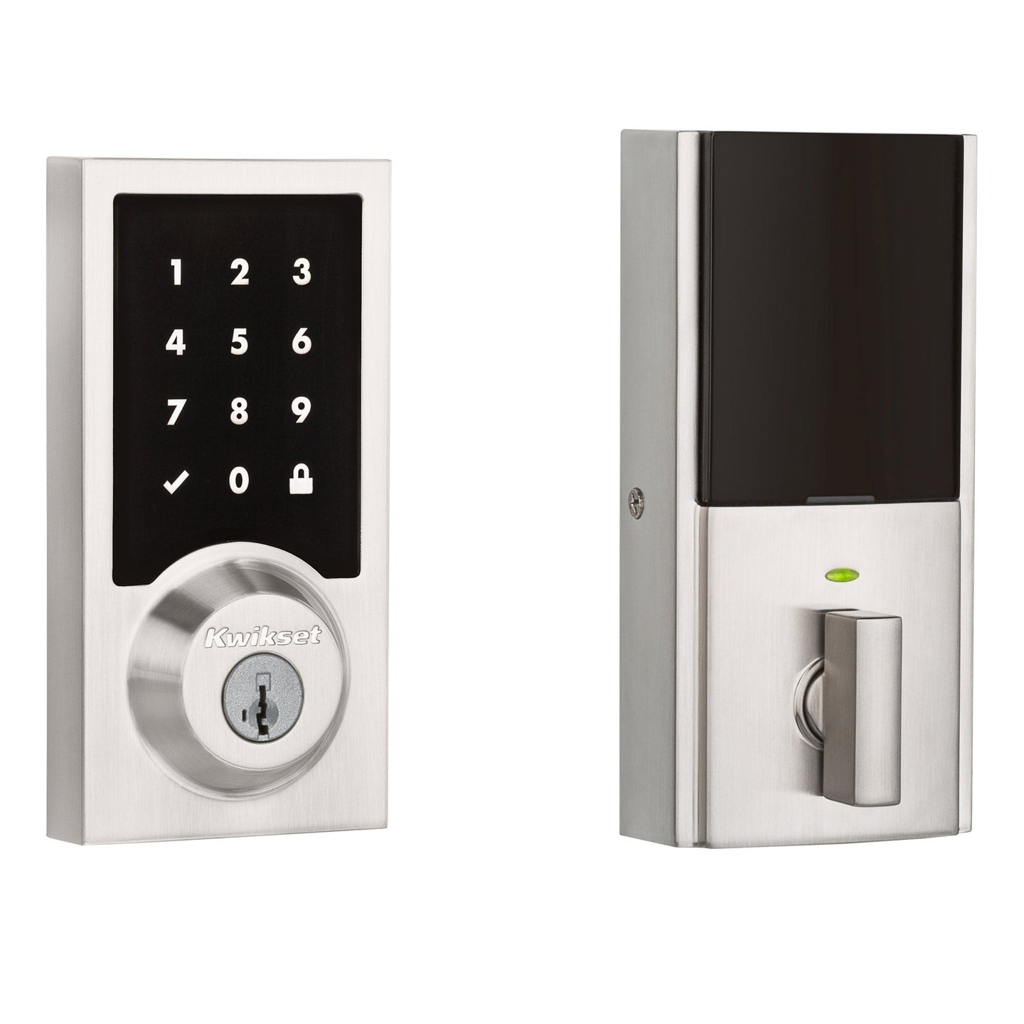 916 Contemporary Z - Wave Smart Lock with Halifax Lever - VIP Hardware Store