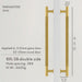 VIP's Brass Pull Bar - VIP Hardware Store