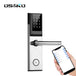 American standard security, keyless code, card reader, unlock electronic smart digital hotel house door lock. Works with WIFI and Bluetooth - VIP Hardware Store