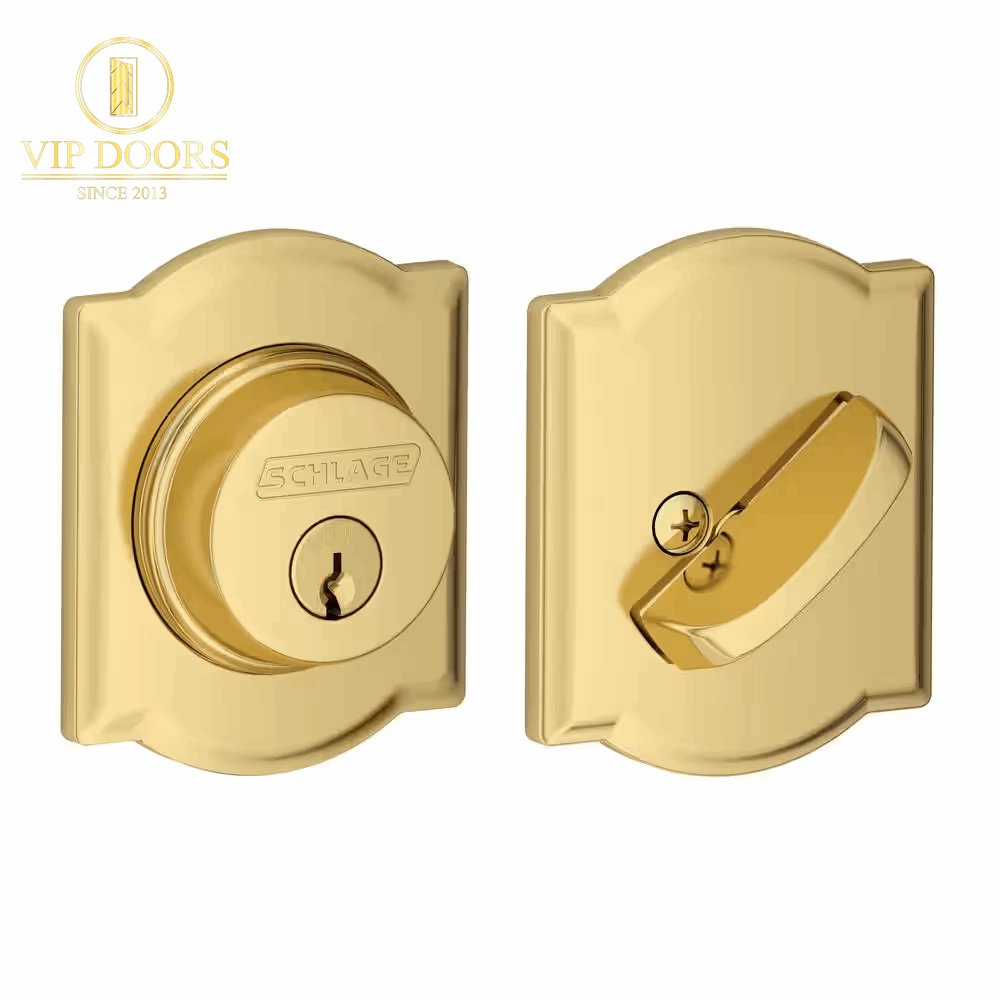 B60 Series Camelot Aged Bronze Single Cylinder Deadbolt Certified Highest for Security and Durability - VIP Hardware Store