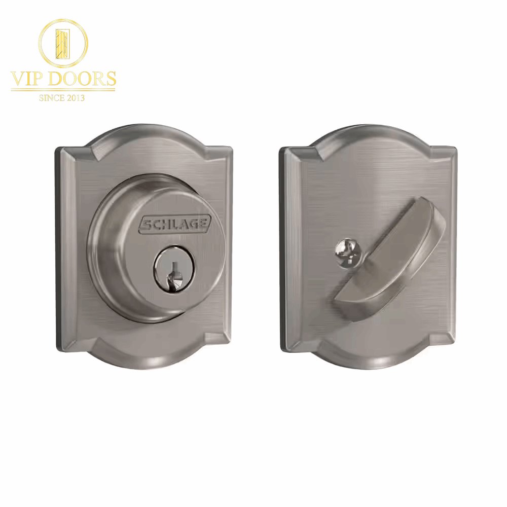 B60 Series Camelot Aged Bronze Single Cylinder Deadbolt Certified Highest for Security and Durability - VIP Hardware Store