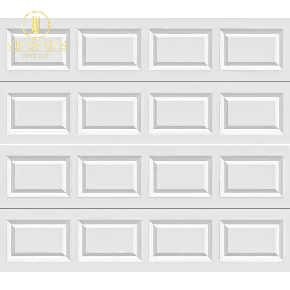 Classic Collection 8 Ft. X 7 Ft. Non - Insulated Solid White Garage Door - VIP Hardware Store