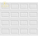 Classic Collection 8 Ft. X 7 Ft. Non - Insulated Solid White Garage Door - VIP Hardware Store