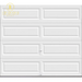 Classic Steel 9 Ft. X 7 Ft. Non - Insulated Solid White Garage Door - VIP Hardware Store