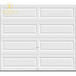 Classic Steel 9 Ft. X 7 Ft. Non - Insulated Solid White Garage Door - VIP Hardware Store