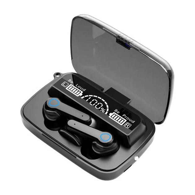 Cutting - edge Wireless VIP M19 earbuds - the epitome of immersive audio and comfort! Crafted with precision for modern lifestyle, these earbuds redefine your auditory experience. Enjoy the freedom of movement without compromising on sound quality. - VIP Hardware Store