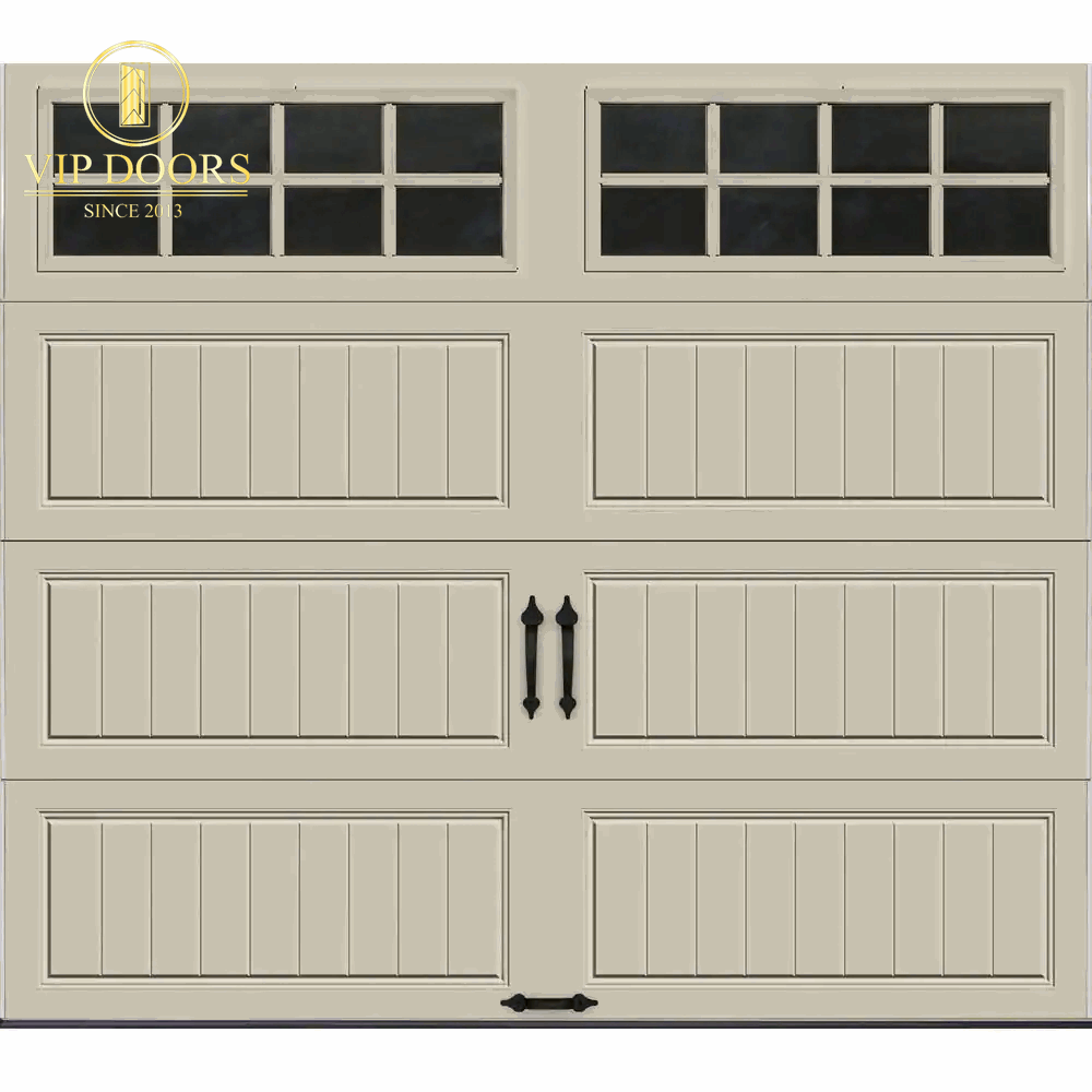 Gallery Collection 16 Ft. X 7 Ft. 6.5 R-Value Insulated White Garage Door with SQ24 Window