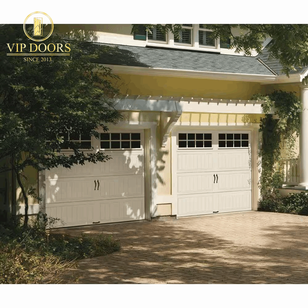 Gallery Collection 16 Ft. X 7 Ft. 6.5 R-Value Insulated White Garage Door with SQ24 Window