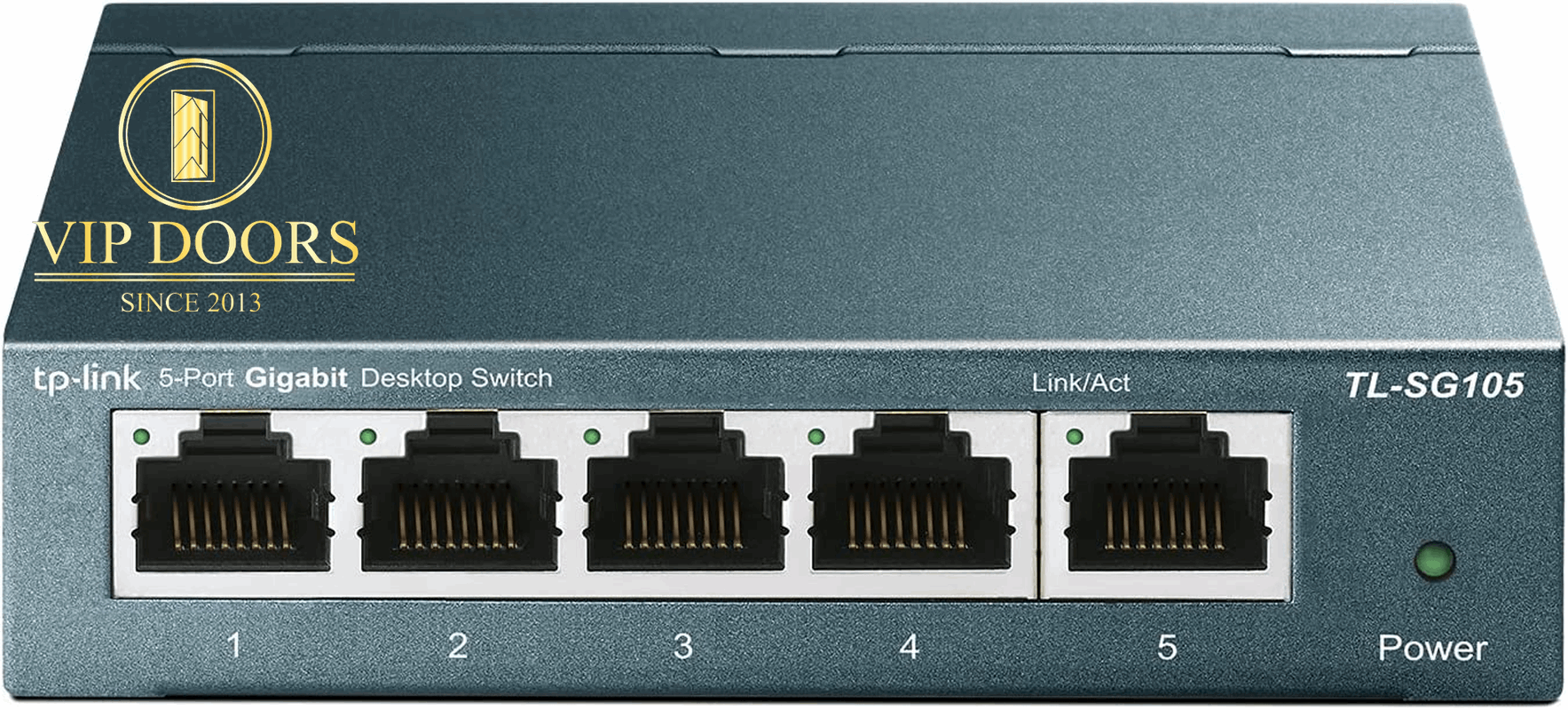 TL-SG105 5 Port Gigabit Unmanaged Ethernet Network Switch, Ethernet Splitter, Plug and Play, Fanless Metal Design, Shielded Ports, Traffic Optimization, Limited Lifetime Protection