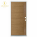 36 In. X 80 In. Medium Oak Right-Hand Inswing Contemporary Teak Stained Fiberglass Prehung Front Door