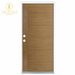 36 In. X 80 In. Medium Oak Right-Hand Inswing Contemporary Teak Stained Fiberglass Prehung Front Door