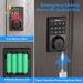 Smart Lock, Electronic Keypad Deadbolt Lock, Keyless Entry Door Lock with Auto-Lock, 100 User Codes, Anti-Peeping Password, Easy to Install and Program, Keypad Door Lock for Home Bedroom