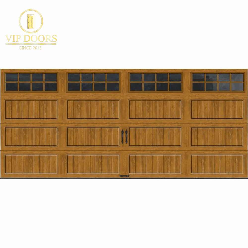 Gallery Collection 16 Ft. X 7 Ft. 6.5 R-Value Insulated White Garage Door with SQ24 Window