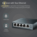 TL-SG105 5 Port Gigabit Unmanaged Ethernet Network Switch, Ethernet Splitter, Plug and Play, Fanless Metal Design, Shielded Ports, Traffic Optimization, Limited Lifetime Protection