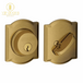 B60 Series Camelot Aged Bronze Single Cylinder Deadbolt Certified Highest for Security and Durability