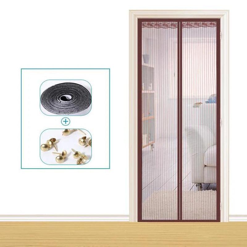 Summer anti Mosquito Net, Mosquito Insect Fly Bug Curtains Automatic Closing Mesh Mosquito Net with Mosquito for Curtain Door