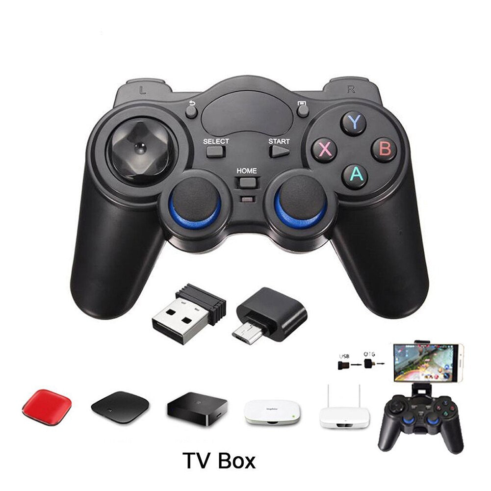 2.4 G Controller Gamepad Android Wireless Gaming Controller for TV Computer PC360 TV Smart Phone for Tablet PC Smart TV Box