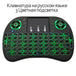 Colorful Backlight English Russian 2.4G Air Mouse Remote Touchpad for Android TV Box PC I8 Mini Wireless Keyboard