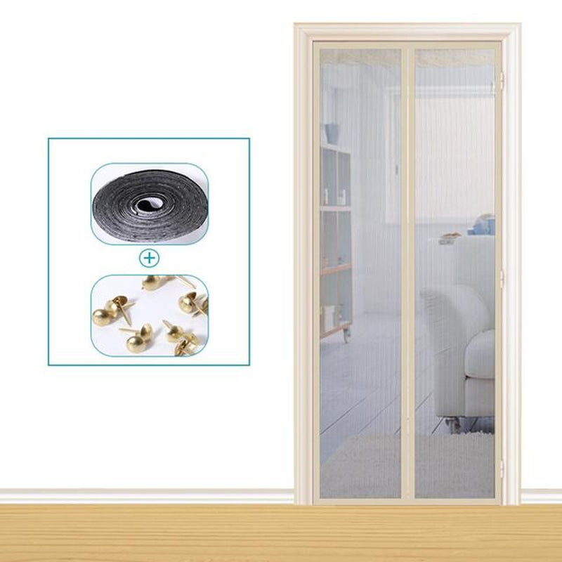 Summer anti Mosquito Net, Mosquito Insect Fly Bug Curtains Automatic Closing Mesh Mosquito Net with Mosquito for Curtain Door