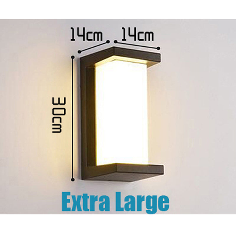 Extra Large LED Outdoor Wall Light Waterproof IP65 Radar Motion Sensor Led Outdoor Light Outdoor Wall Lamp Outdoor Lighting Led