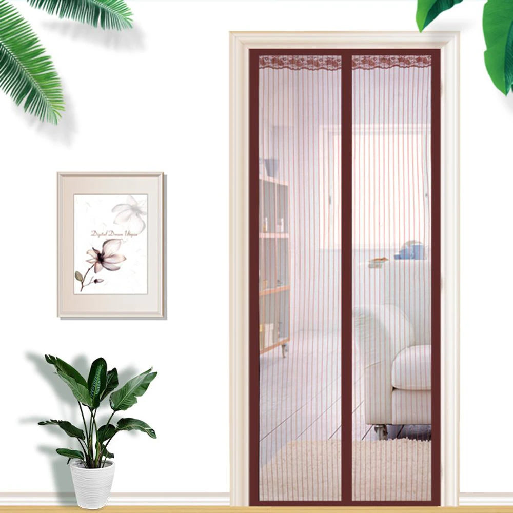 Summer anti Mosquito Net, Mosquito Insect Fly Bug Curtains Automatic Closing Mesh Mosquito Net with Mosquito for Curtain Door