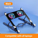 Gaming Cooler Laptop Stand Foldable Laptop Cooling Pad with 2/4 Fan Silent for Macbook Laptop Cooler Notebook Accessories LOL OW