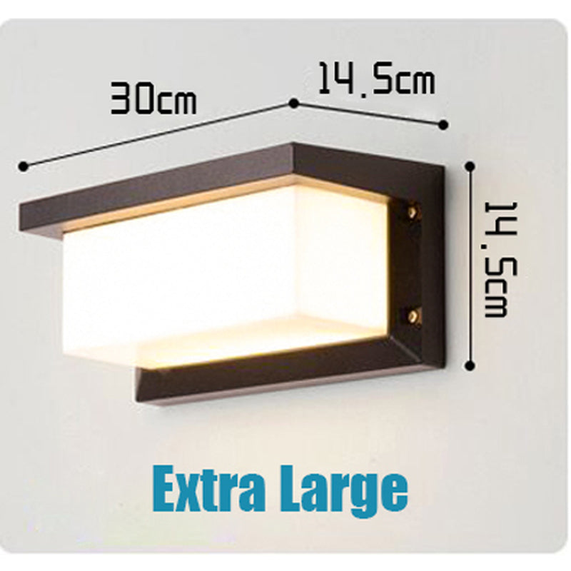 Extra Large LED Outdoor Wall Light Waterproof IP65 Radar Motion Sensor Led Outdoor Light Outdoor Wall Lamp Outdoor Lighting Led