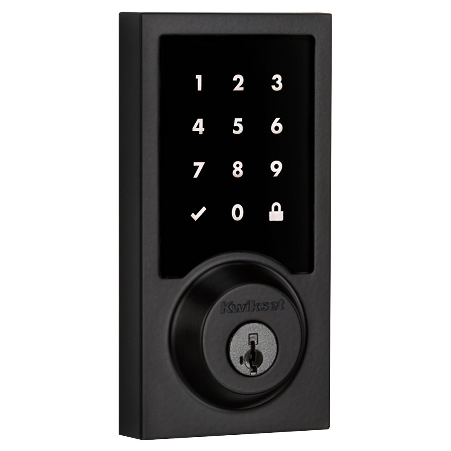 916 Contemporary Z-Wave Smart Lock with Halifax Lever