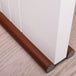 PU Leather Doors Bottom Sealing Strip Weather Stripping Draft Blocker Guard Sound Proof Noise Reduction under Door Draft Stopper