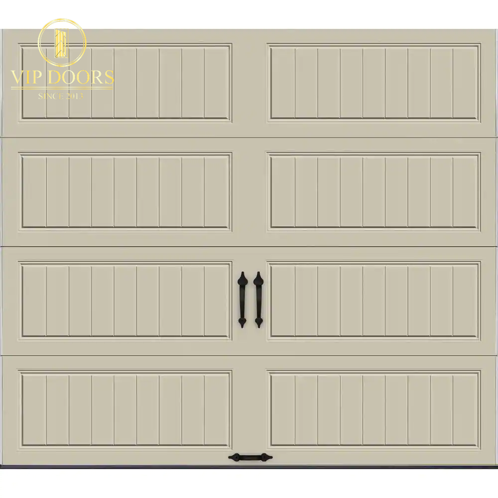 Gallery Collection 8 Ft. X 7 Ft. 18.4 R-Value Intellicore Insulated Solid Ultra-Grain Walnut Garage Door