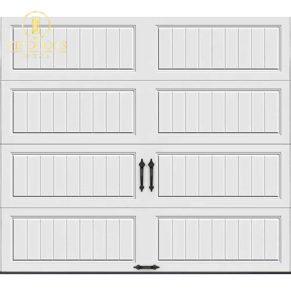 Gallery Collection 8 Ft. X 7 Ft. 18.4 R-Value Intellicore Insulated Solid Ultra-Grain Walnut Garage Door