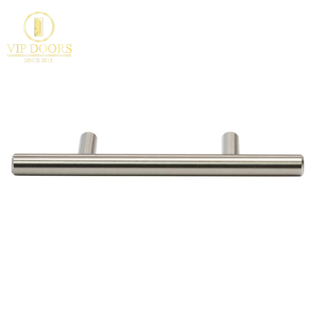 Solid 3 In. (76 Mm) Center-To-Center Brushed Nickel Kitchen Cabinet Drawer T-Bar Pull Handle Pull (25-Pack)