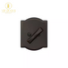 B60 Series Camelot Aged Bronze Single Cylinder Deadbolt Certified Highest for Security and Durability