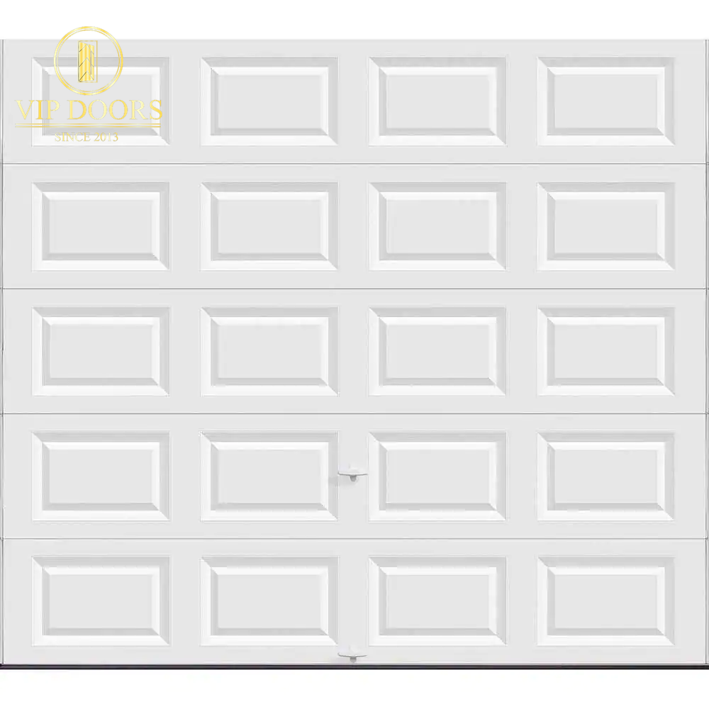 Classic Steel 8 Ft. X 7 Ft. Non-Insulated Solid White Garage Door