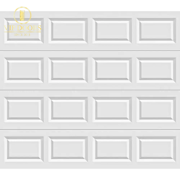 Classic Steel 8 Ft. X 7 Ft. Non-Insulated Solid White Garage Door