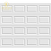 Classic Collection 8 Ft. X 7 Ft. Non-Insulated Solid White Garage Door